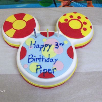 Mickey Toodles Cake