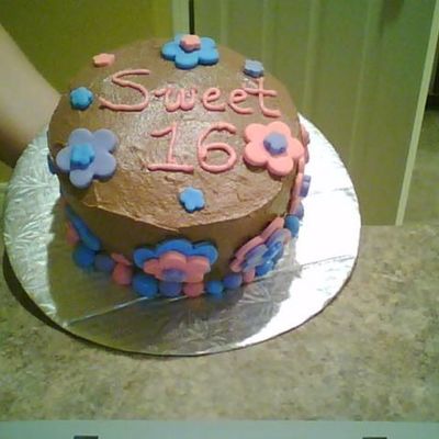 Sweet 16 Birthday Cake
