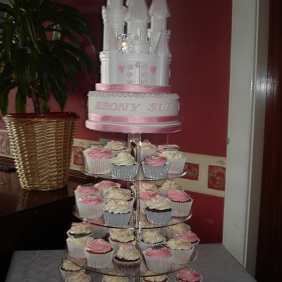 Castle Christening Cake
