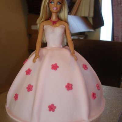 Barbie Doll Cake