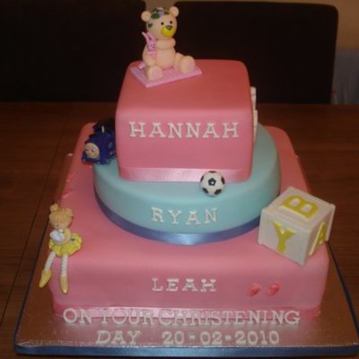 Christening Cake For 3