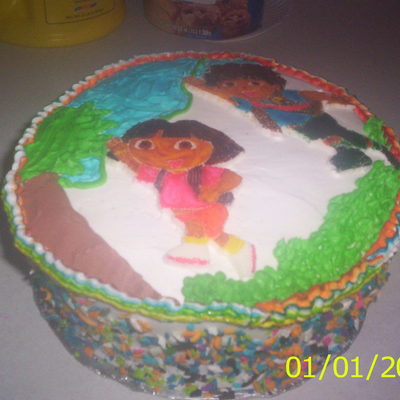 Dora N Diego Cake