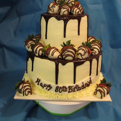 Chocolate Covered Strawberries & Cake