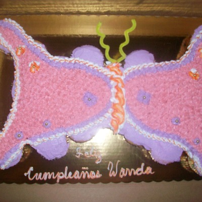 Mariposa En Cup Cakes