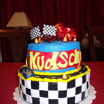 Hot Wheels Birthday Cake