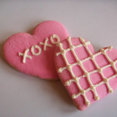 Valentine's Day Heart Cookies