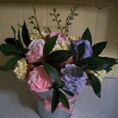 Cupcake Flower Bouquet