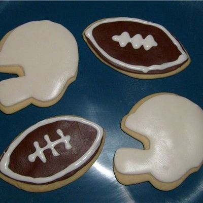 Helmets And Footballs