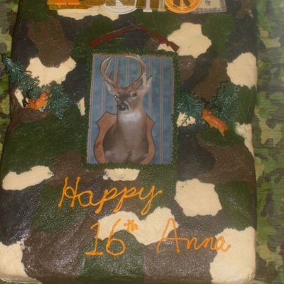 Camo Hunting Cake