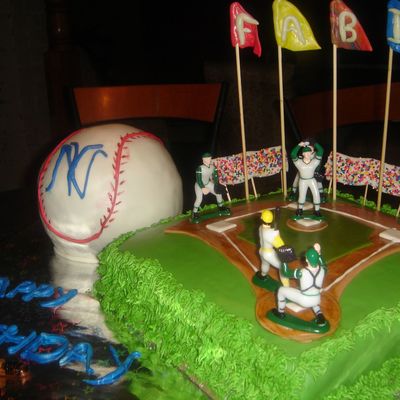 My 1St Baseball Themed Cake