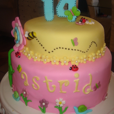 Spring, Girlie Cake