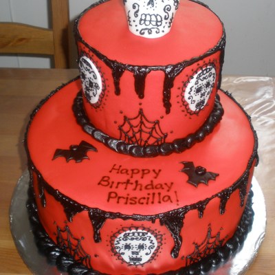 Sugar Skull Cake