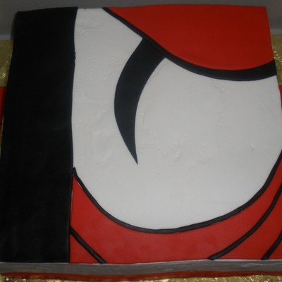Red Dragon Karate Cake