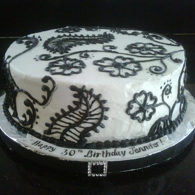 Black & White Cake