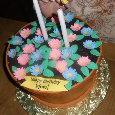 Flower Pot Cake