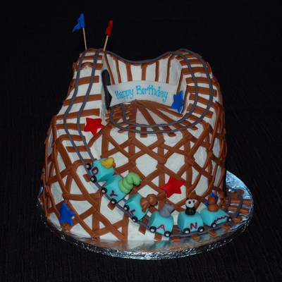 Roller Coaster Cake