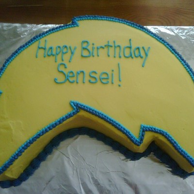Charger Bolt Cake