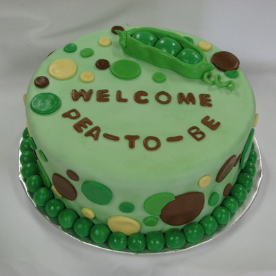 Pea To Be Baby Shower Cake