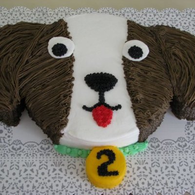 Dog 2Nd Birthday Cake