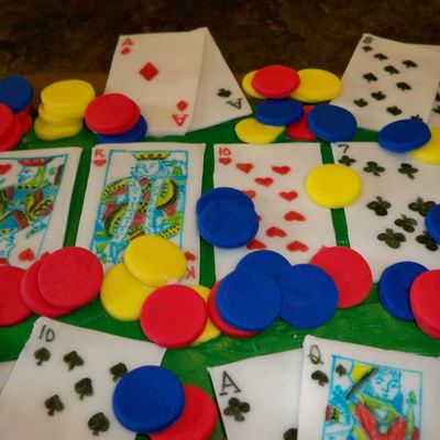 Poker Cake