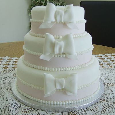 First Dummy Wedding Cake