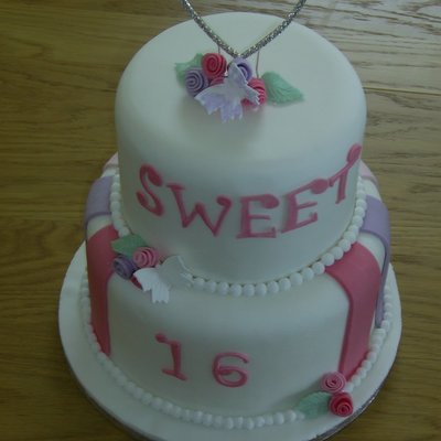 Sweet 16 Birthday Cake