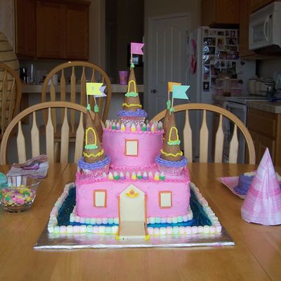 Princess Castle Cake