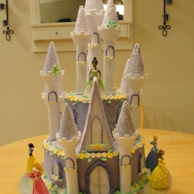 Princess Castle Cake