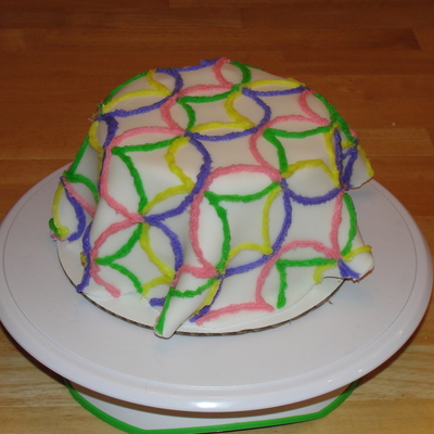 Double Wedding Ring Quilt Cake