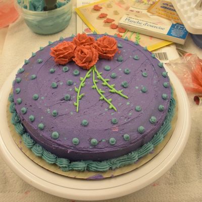 One Of My First Cakes From Cake Class!