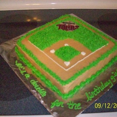 Mn Twins Baseball Birthday Cake