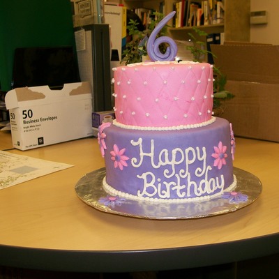 Girlie Birthday Cake