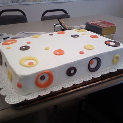 Retro Birthday Cake