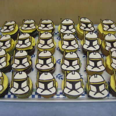 Star Wars / Clone Wars Clone Troopers Cupcakes