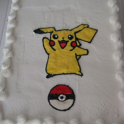 Pokemon Pikachu Birthday Cake