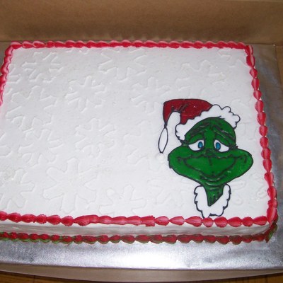 Grinch Cake
