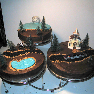 'hot Wheels" Inspired Cake