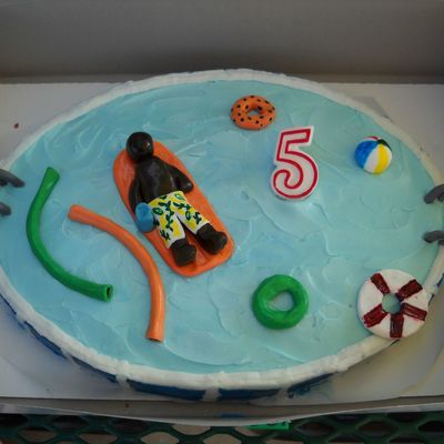 Pool Party Cake