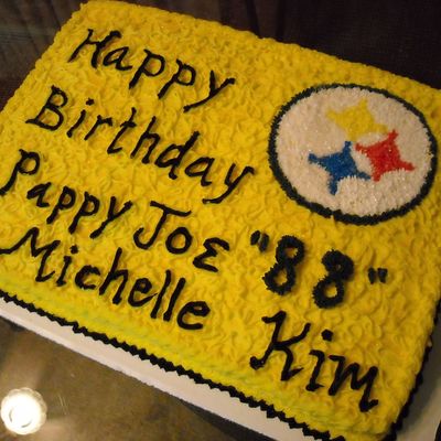 Steeler Birthday Cake