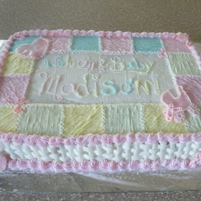 Girl Baby Shower Cake