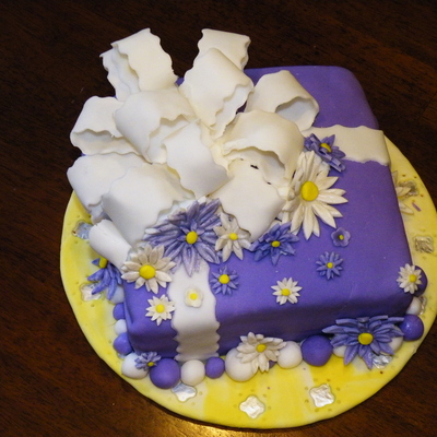 Purple Bow Cake