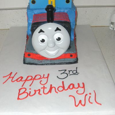 Wil's 3Rd Birthday Thomas The Train