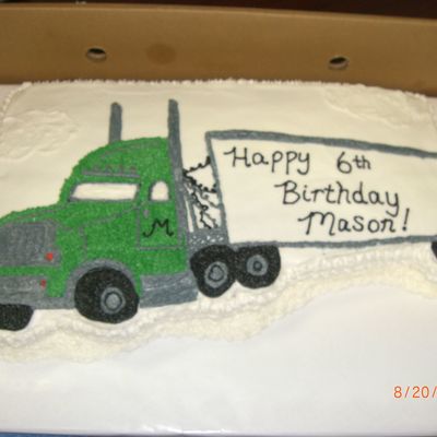 Grain Truck Birthday Cake