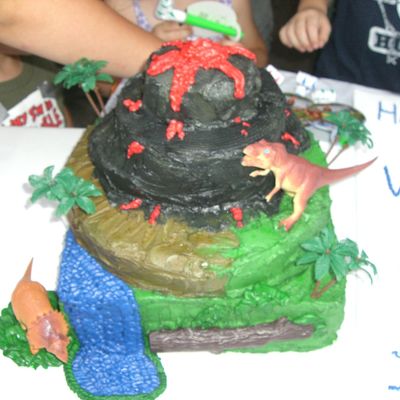 Dinosaur Land! Birthday Cake