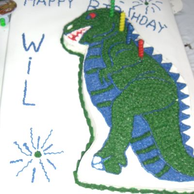 Dinosaur Birthday Cake