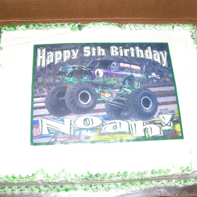 Noah's Monster Truck Birthday