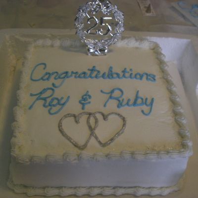 Wedding Anniversary Cake