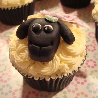 Baa Baa Sheep Cupcakes!