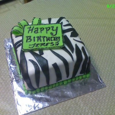 Zebra Cake