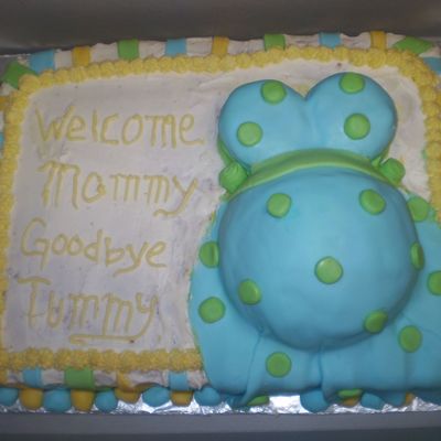 Pregnant Belly Cake